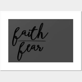 Faith over Fear Posters and Art